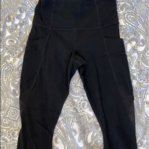 Long Athleta leggings with mesh - Picture 1 of 4